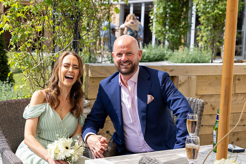 Claire and David at Ashton Lodge