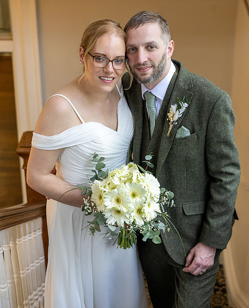 Claire and David at Ashton Lodge