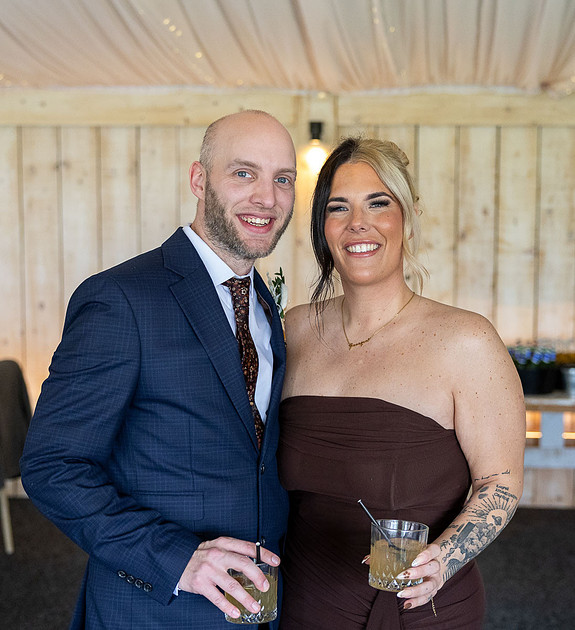 Claire and David at Ashton Lodge